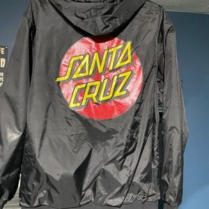 Medium Santa Cruz skateboards windbreaker